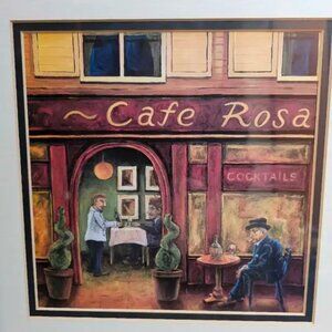 Will Rafuse 'Cafe Rosa' Print
